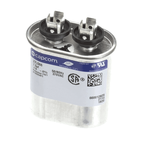 XLT Ovens SP5014-07.5 Capacitor, 370 Volt, 50/60HZ, 7.5uF, Oval
