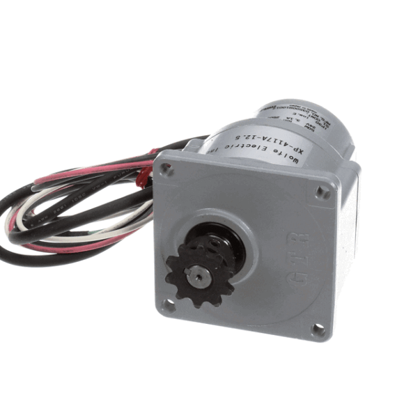XLT Ovens XA4117A-12.5RPMSTD Gearmotor with Sprocket, 24 Volt, 200:1
